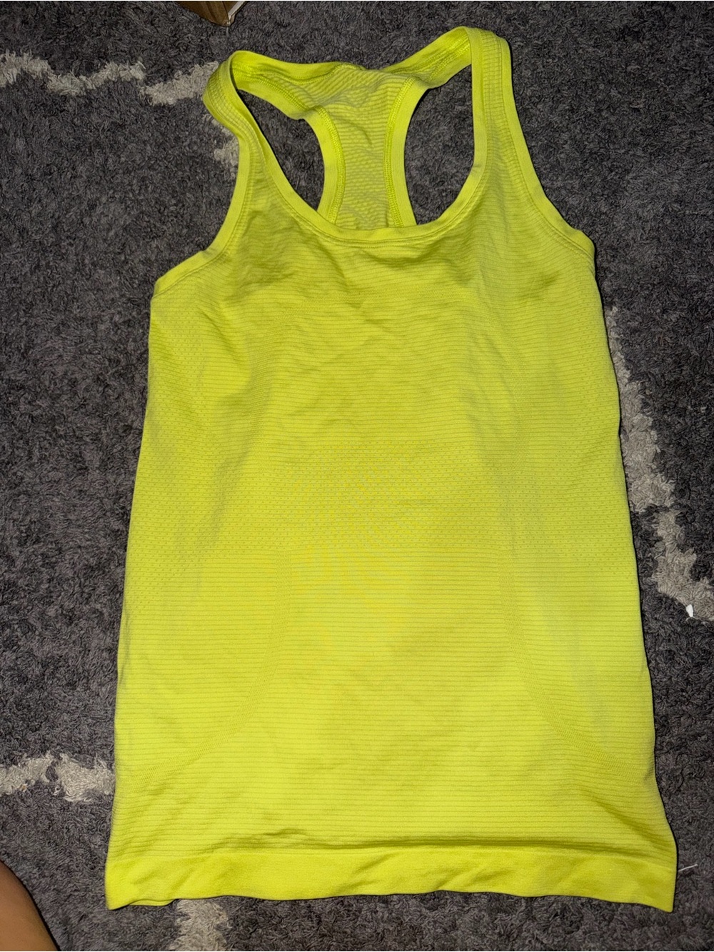 LULULEMON Women’s Neon Yellow Racerback Tank Top